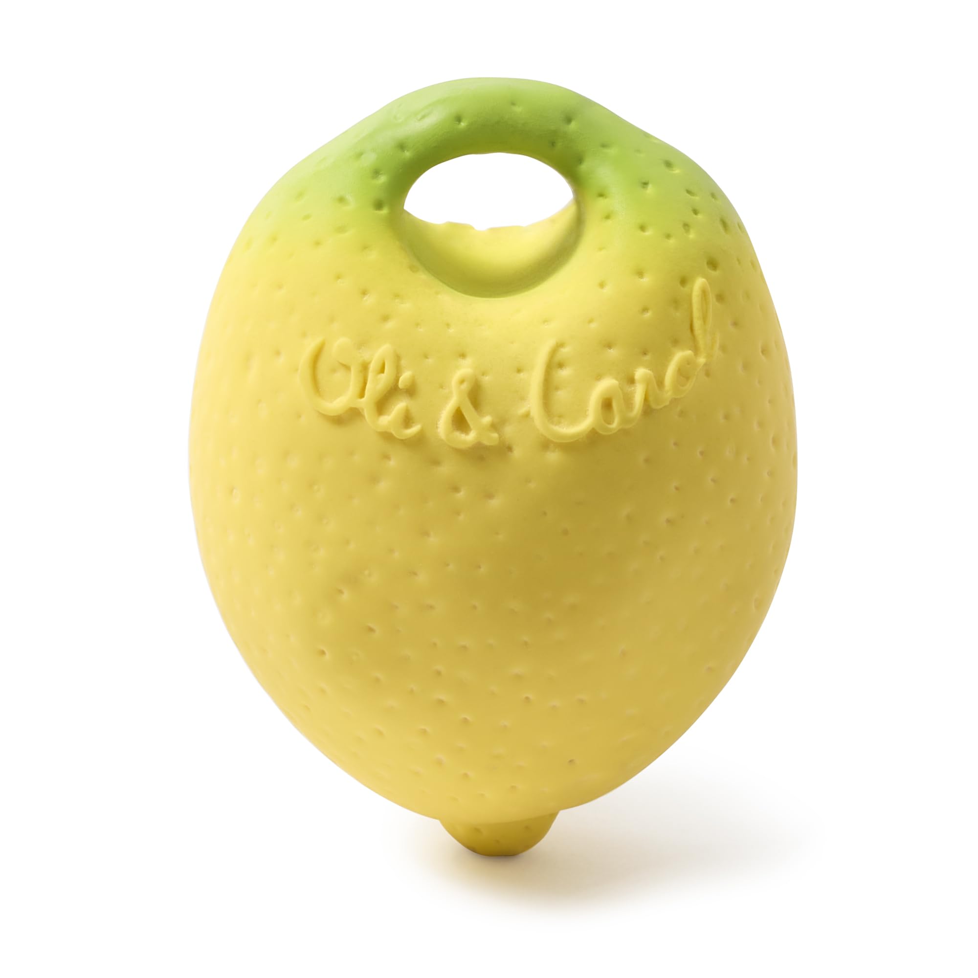 Oli & Carol - Mini DouDou Mordedor Bebé Limone, Giallo, John Lemon