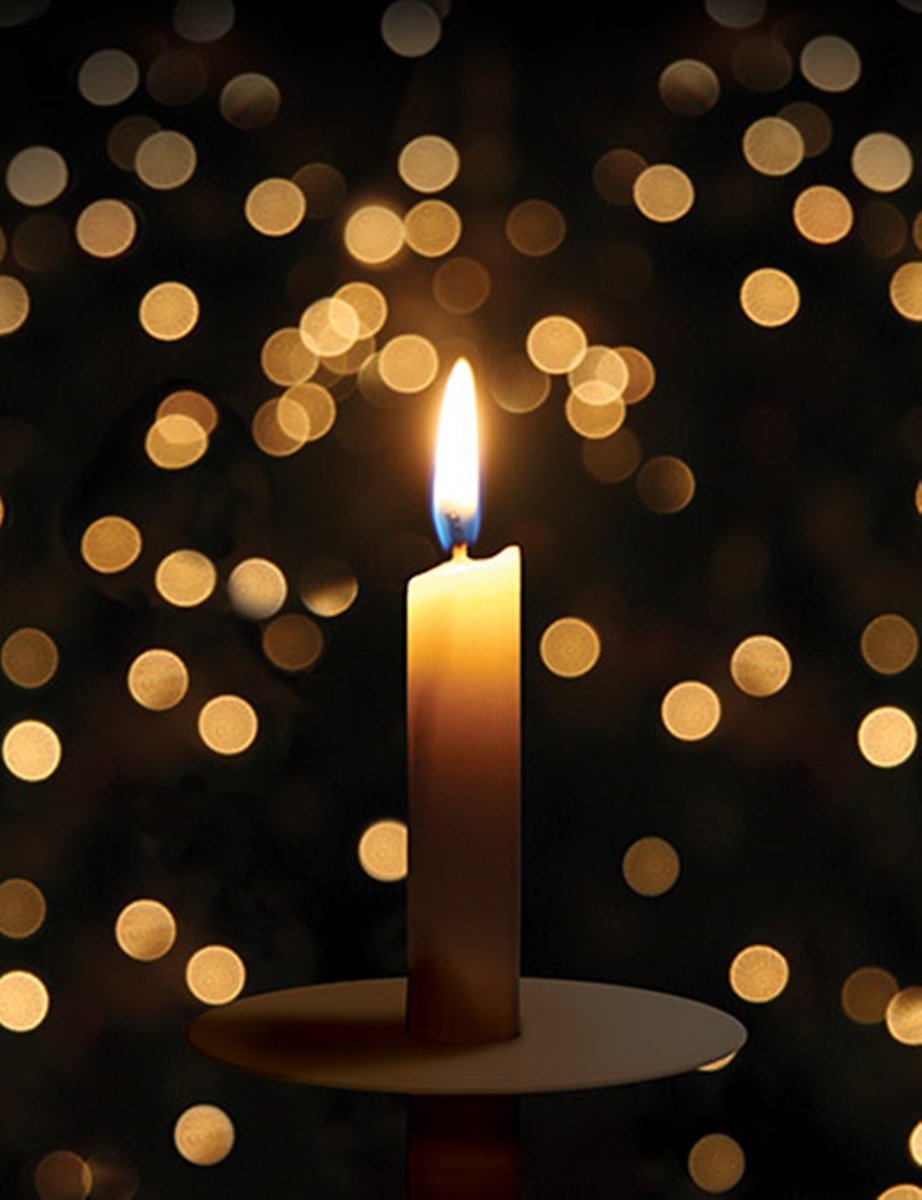 Church Vigil Devotional Unscented 1/2 x 4 1/4 Inch White Candle with Drip Protector - 100 per Box