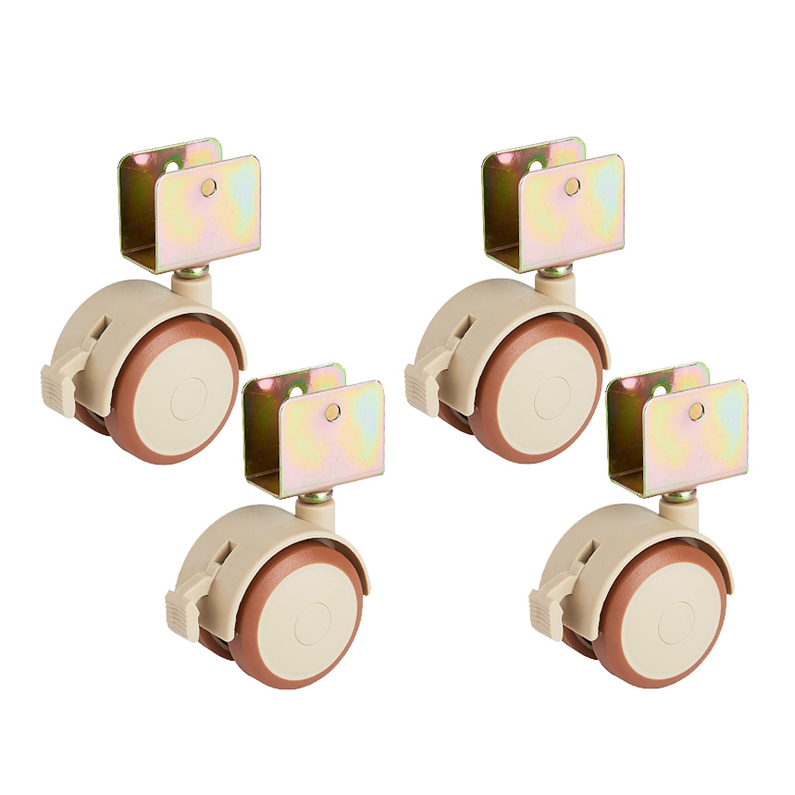 Zguouzantye One Color 4 Pack 50Mm Swivel Caster Wheels For Furniture