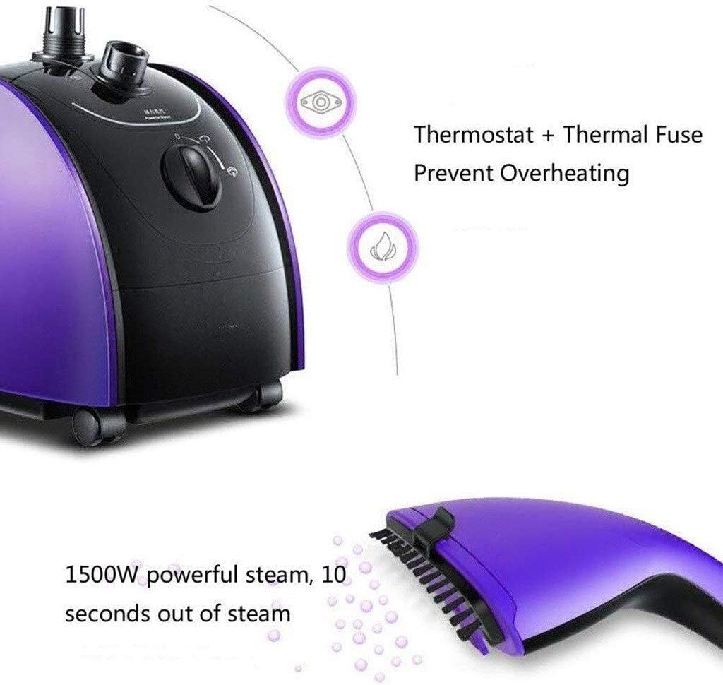 Garment Steamer, Travel Steamer, Handheld Fabric Steamer 30s Fast Heat-up,Wrinkle Remover, Portable Fabric Steam Iron for Home and Travel