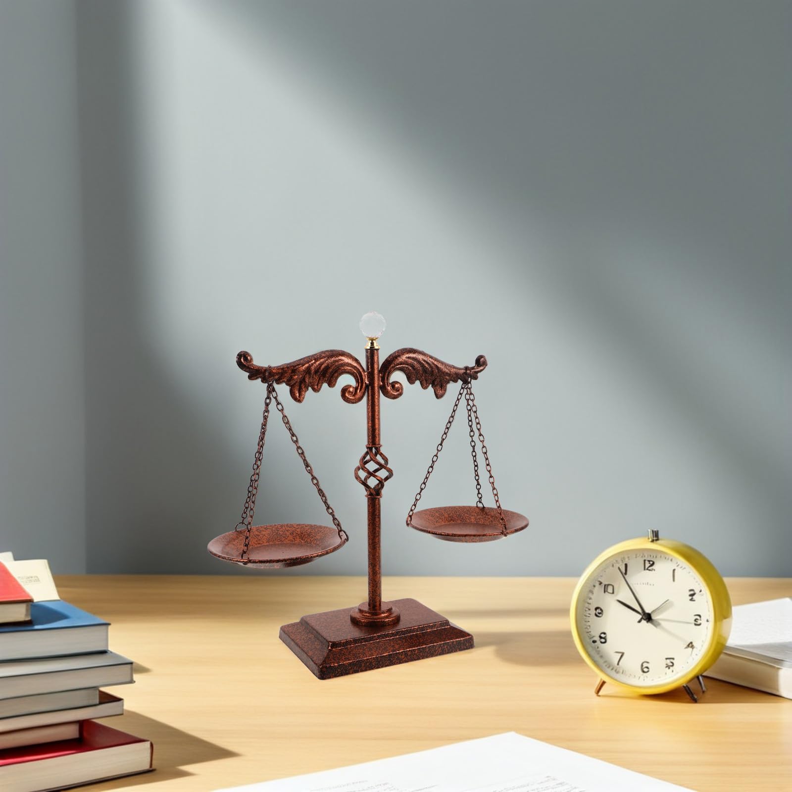 DECHOUS Vintage Dekorationswaage aus Eisen für Büro und Schreibtisch