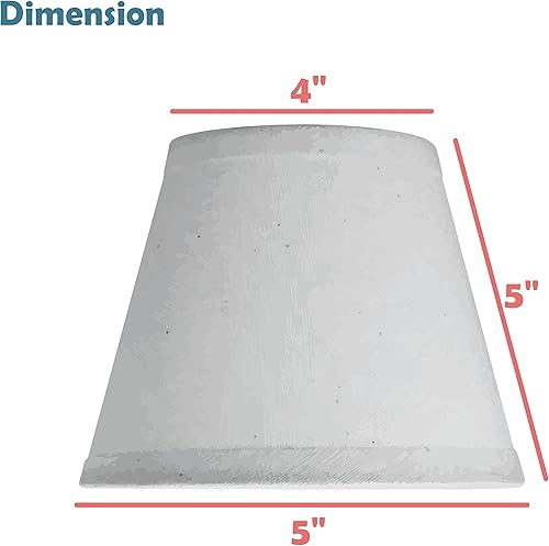 Miniatura 4 de Aspen Creative 51024-6 Imperio de tapa dura, pantalla de tela texturizada de lino con clip, parte inferior superior de 4 pulgadas x 5 pulgadas de