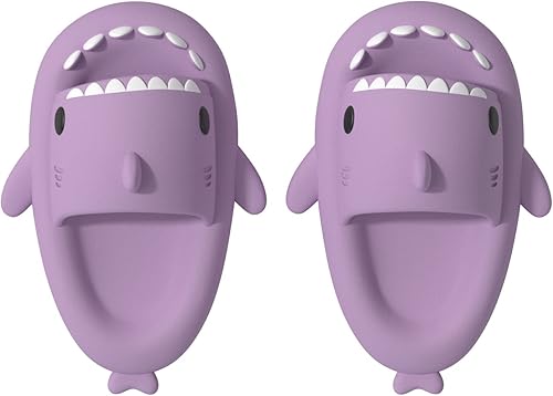 Miniatura 5 de ChayChax - Sandalias con diseño de tiburónnubecaricatura antideslizantes de punta abierta para niños y niñas, extremadamente cómodas, suela gruesa