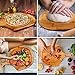 Bamboo Wooden Pizza Peel Pizza Paddle Pizza Accessories for Pizzas Serving, Cutting, and Transferring