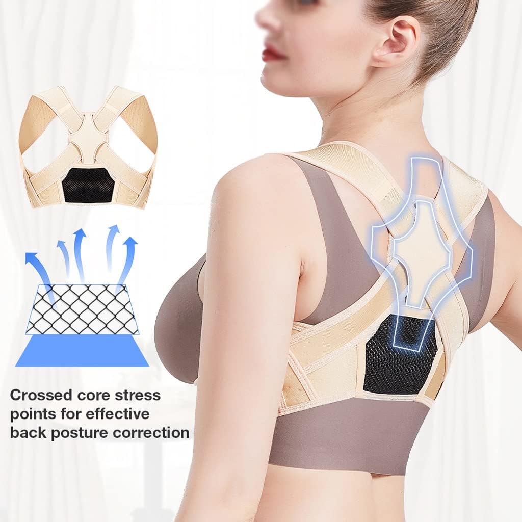 Corrector Adjustable Back Support Belt Spine Back Shoulder Brace Support Belts Adult Invisible Hunchback Belts