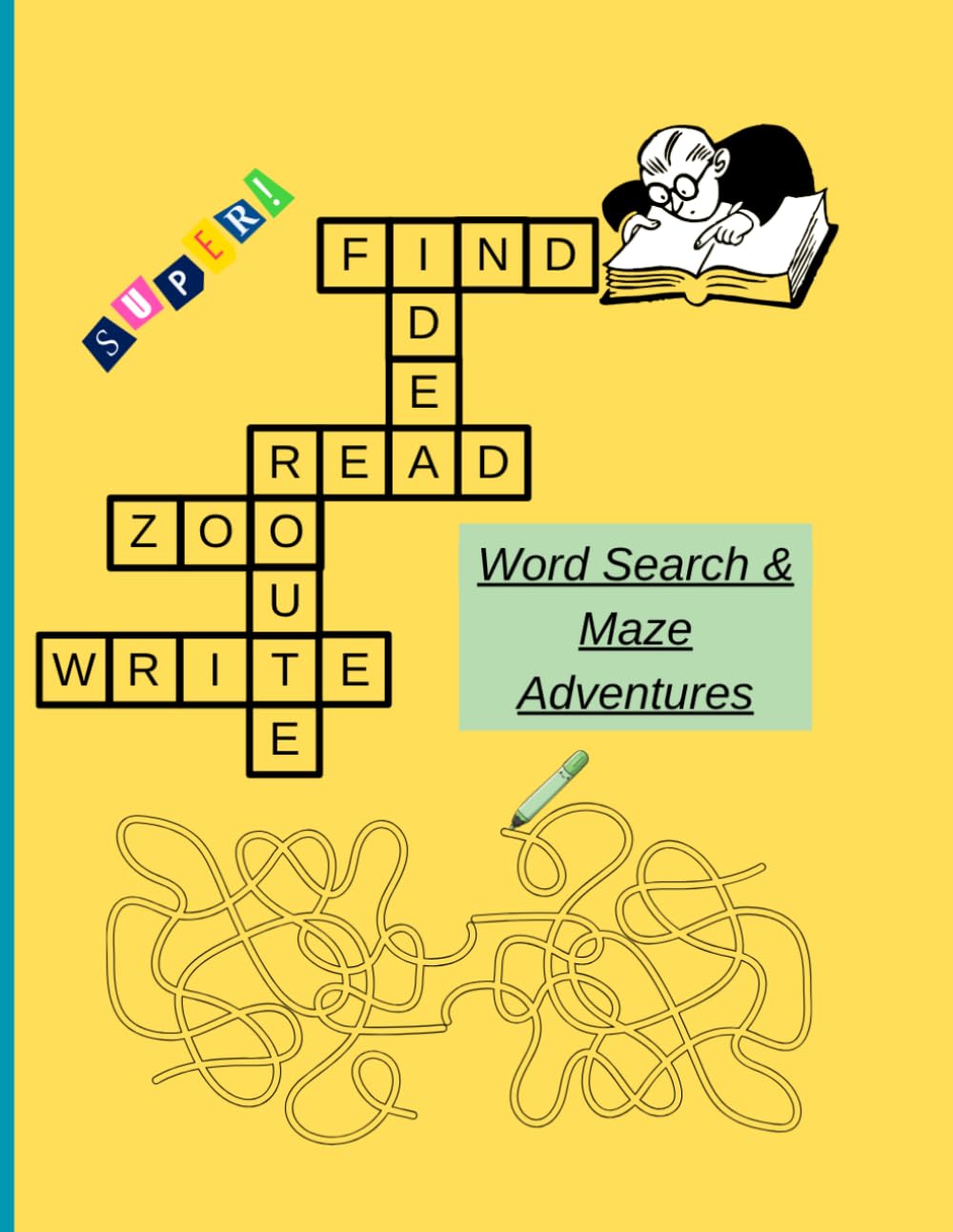 Word Search & Maze Adventures: Puzzle Time!