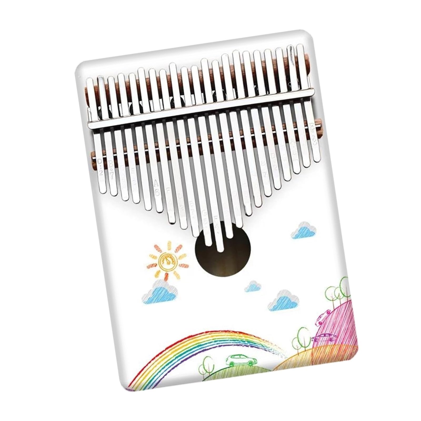21 Klawiszowa Przenośna Klawiatura Kalimba Dla Początkujących Profesjonalnych Instrumentów(3)