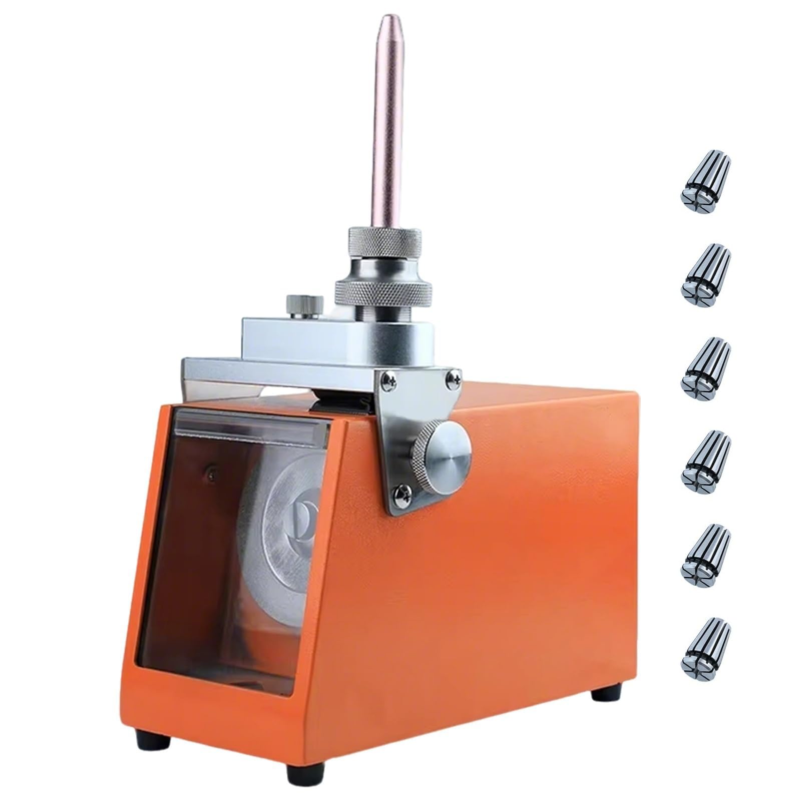 BOOZXCV Tungsten Electrode Grinding Machine, TIG Welding Rod Sharpener with Adjustable Angle, 1.6-5.0mm Clamping for Metalworking Beginners and Professionals