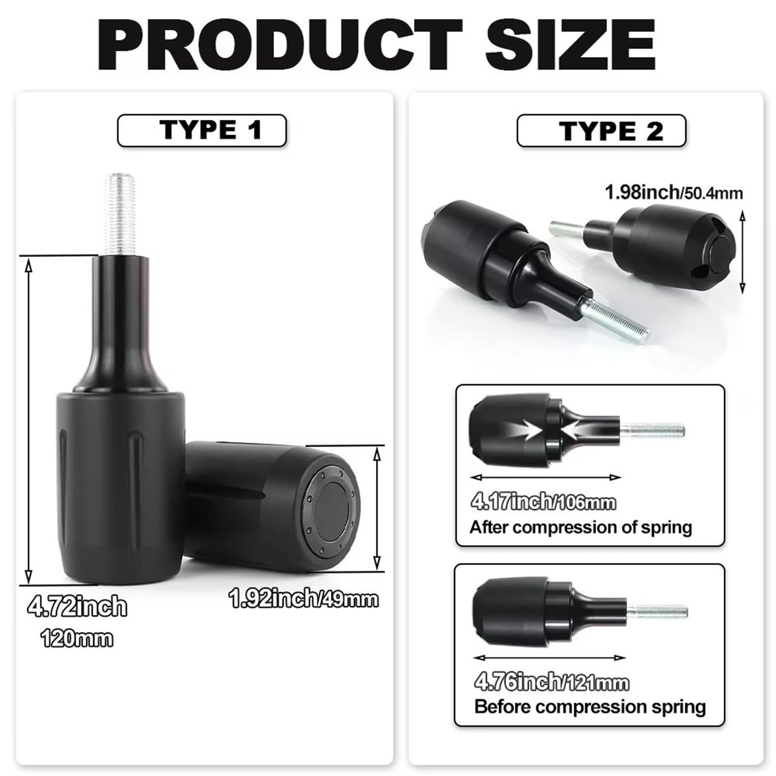 Protezioni Telaio Moto Per Z1000 2010-2018 Per Z1000R 2017-2020 Protezione Dalla Caduta Crash Protector Pad(Style 3)