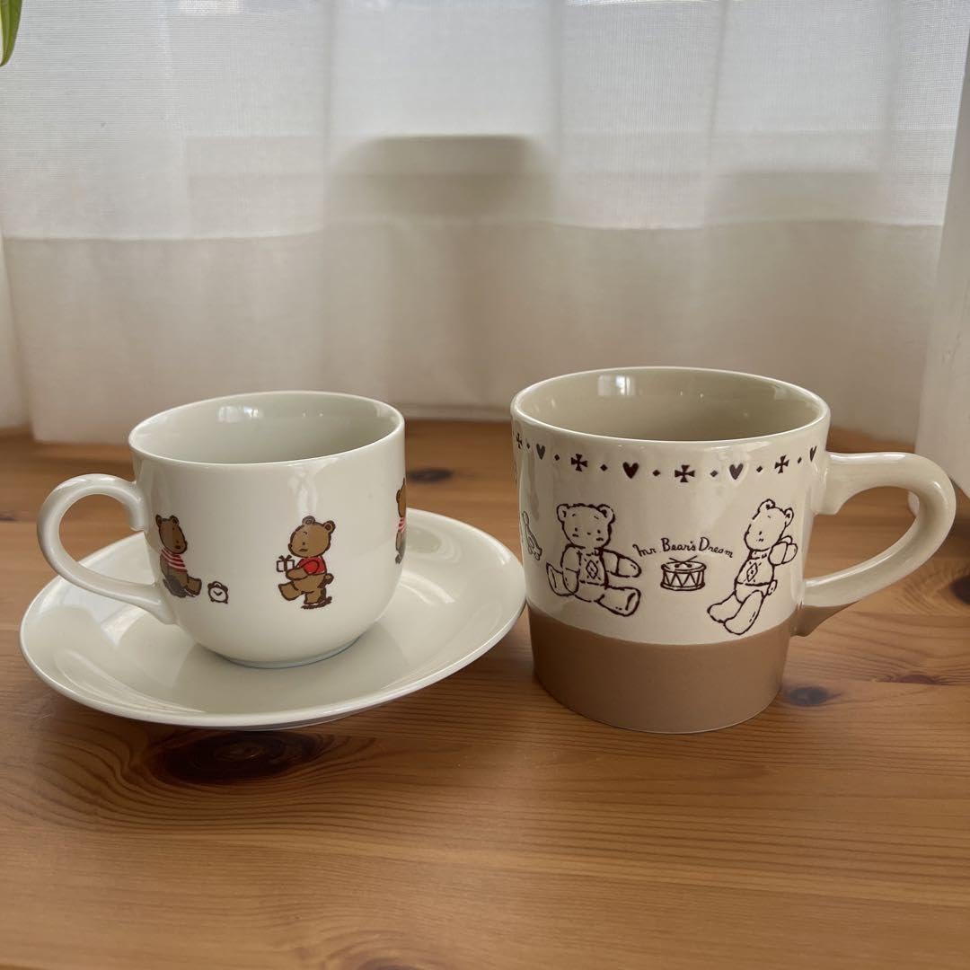 Amazon.co.jp: 86.95年製 ミスターベアーズドリーム マグカップ ティー 