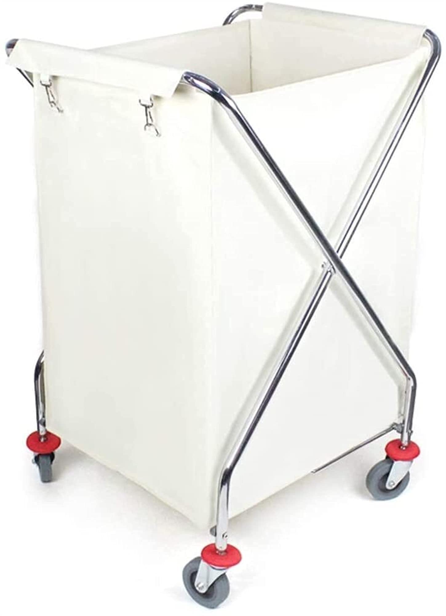 Carrito plegable de lavandería que soluciona la falta de espacio y desorden de ropa