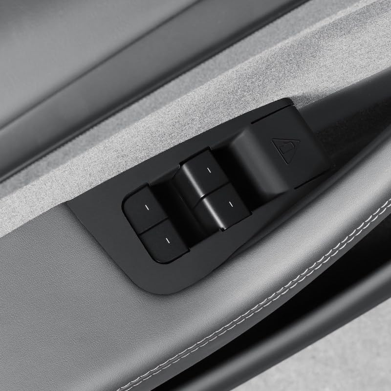 Adhesivo botón interruptor elevalunas para Tesla Model Y Juniper, blanco 2