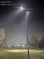 Vista 3 de Soporte con 3 brazos a 180 grados, 3 espigas en línea para 3 accesorios de iluminación con 2 3-8 deslizadores, 2 soportes de poste de luz LED