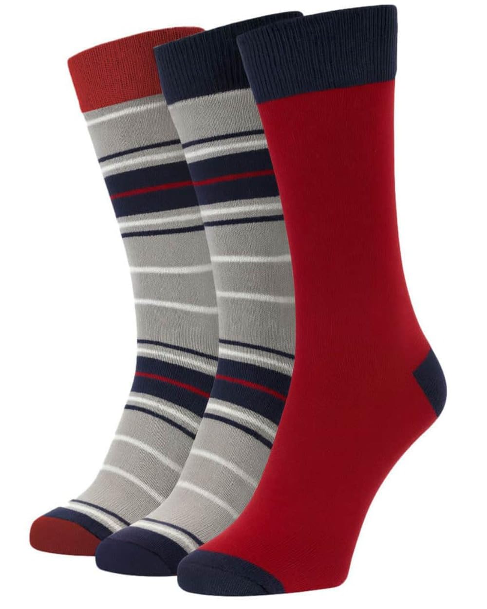 Barbour Mens Gift Box Socks 3 Pack 7-11 UK (Tartan Blue Granite)
