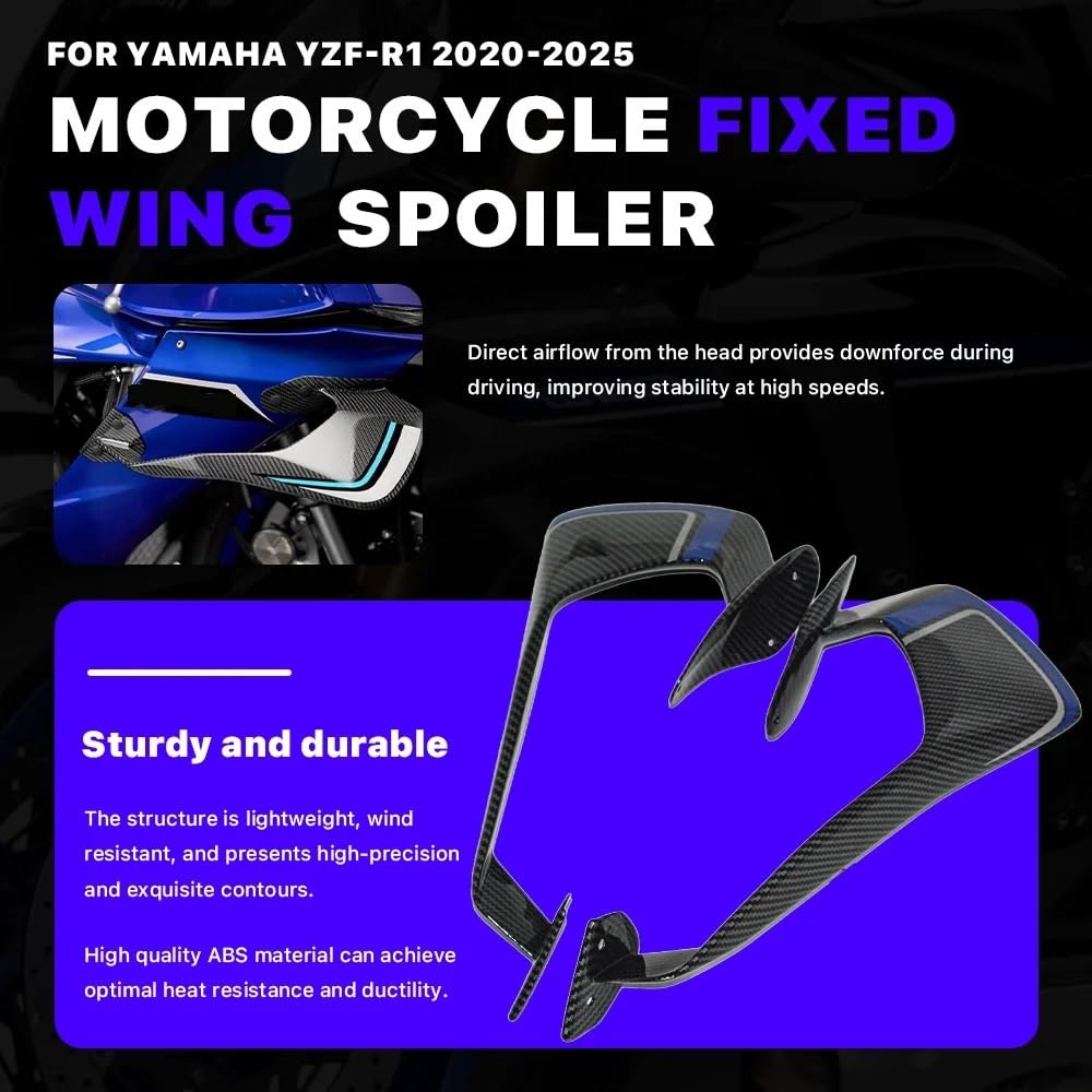 Wingletów Motocyklowych Do YZF R1 R1M 2020-2025 Aerodynamiczne Winglety Motocykla