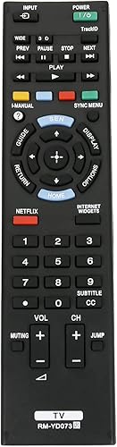 RM-YD073 Reemplazo remoto para TV LCD LED Sony KDL-46HX751 KDL-55HX751 KDL-55HX850 KDL-46HX850 KDL-46HX750 KDL-55HX750 XBR-55HX950 XBR-65HX950