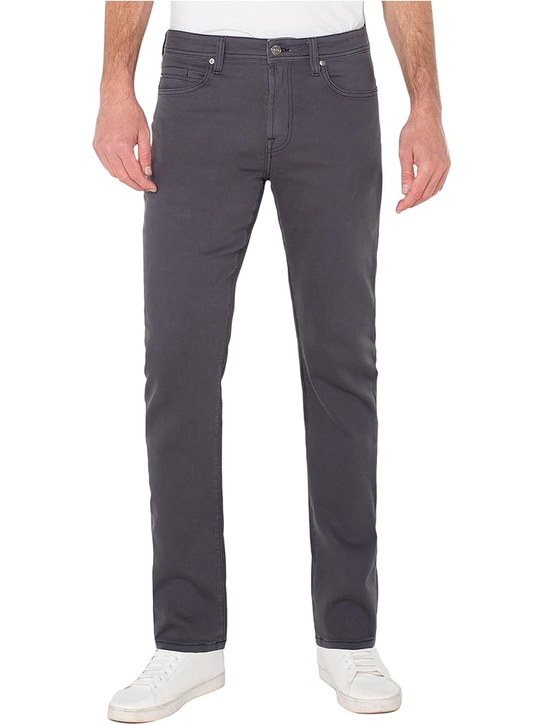 Black Liverpool Los Angeles Kingston Mid-rise Modern Straight Pants