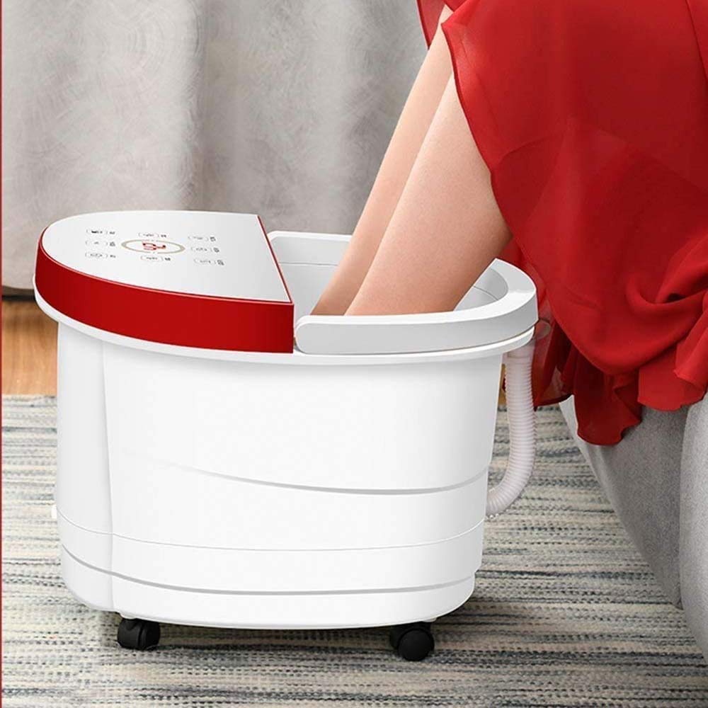 Foot Spa/Bath Massaggiatore di Calore, Bubbles, e Vibrazioni, Digitale Controllo della Temperatura, masssage Rulli con la digitopressione Massaggio Punti, lenire i Piedi Multifunzionale Massag