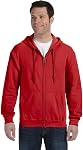 Gildan Unisex-Adult Chemise à capuche zippée, Style G18600Hooded Sweatshirt