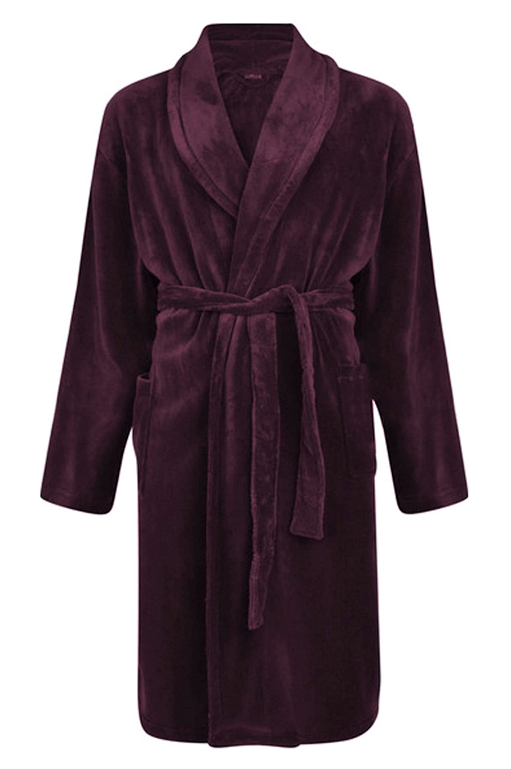 Espionage Kingsize Dressing Gown Robe Fleece Belt 2 Pockets 2XL - 8XL Mens PJ068 (8XL)