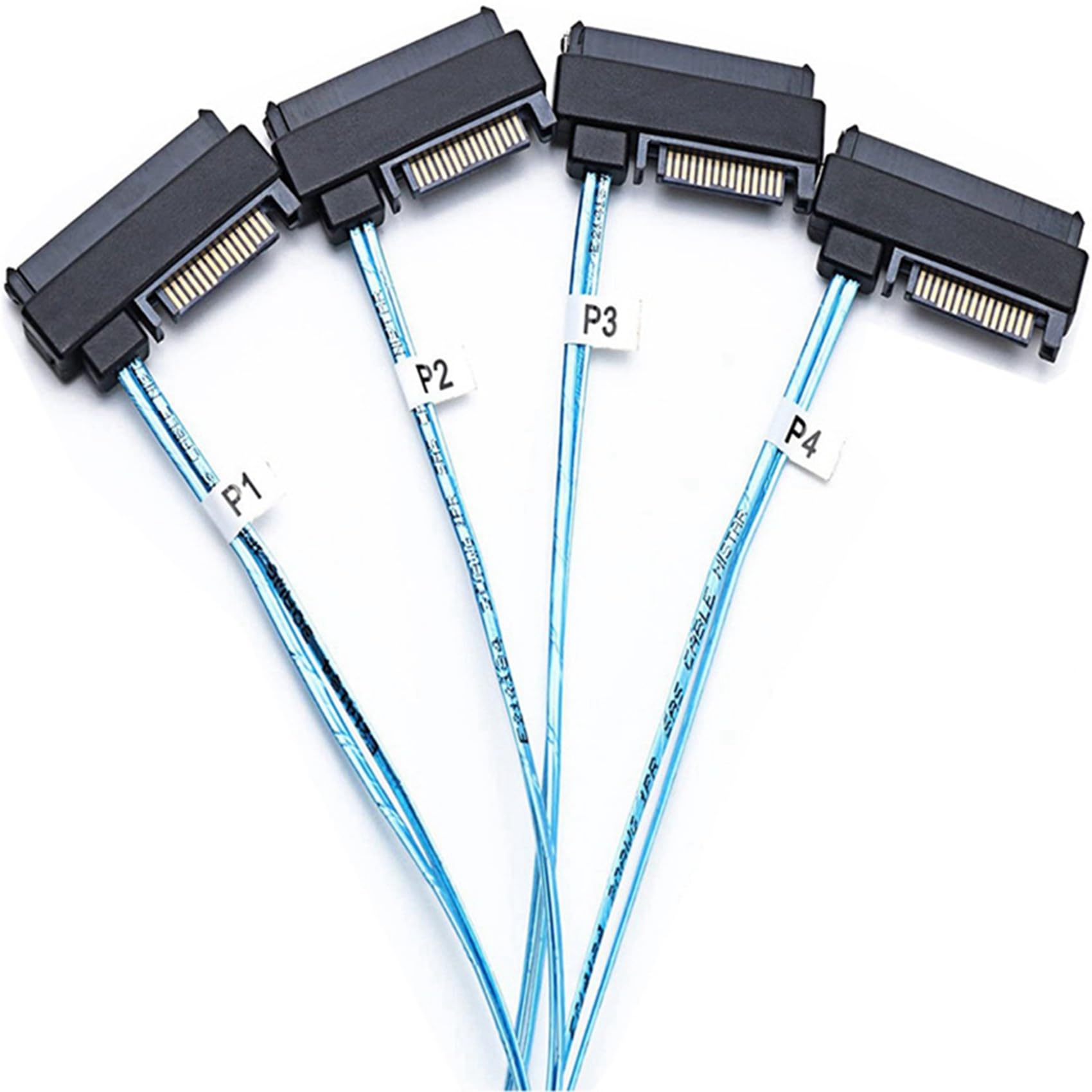 5X Câble de Serveur de Disque Dur Mini SAS SFF-8643 à 4X29Pin SFF-8482 3.33TF/1M