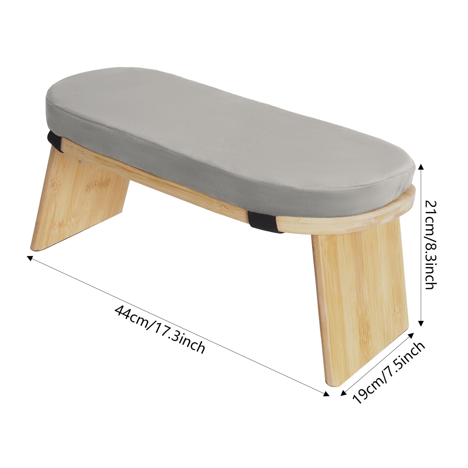 SailorMoon Banc de méditation 44 x 19 x 21 cm Pliable 180 kg Ergonomique