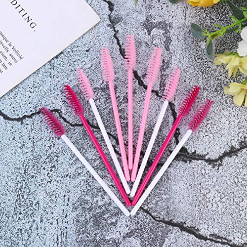 PIXNOR Conjunto de Escovas de Cílios para Extensões de Cílios Escovas de Rímel 200Pcs Escovas de Sob