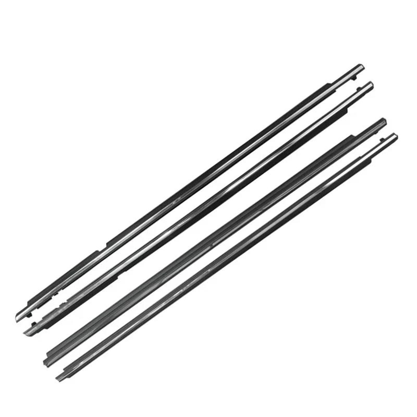 Striscia Tenuta Portiera Striscia Sigillata Finestrini Auto 4 Pezzi Per Toyota Per Corolla 2008-2019 Guarnizioni(Chrome 2008-2013)