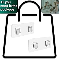 Vista 7 de Adhesivo de repuesto para organizador de ducha, tira adhesiva de ducha, gancho organizador de estantes de almacenamiento de baño, ganchos adhesivos