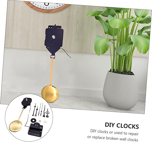 Miniatura 7 de Uonlytech 2 juegos de timbre movimiento oscilante mecanismo de reloj eléctrico DIY reloj accesorios carillón péndulo reloj mecanismo reloj