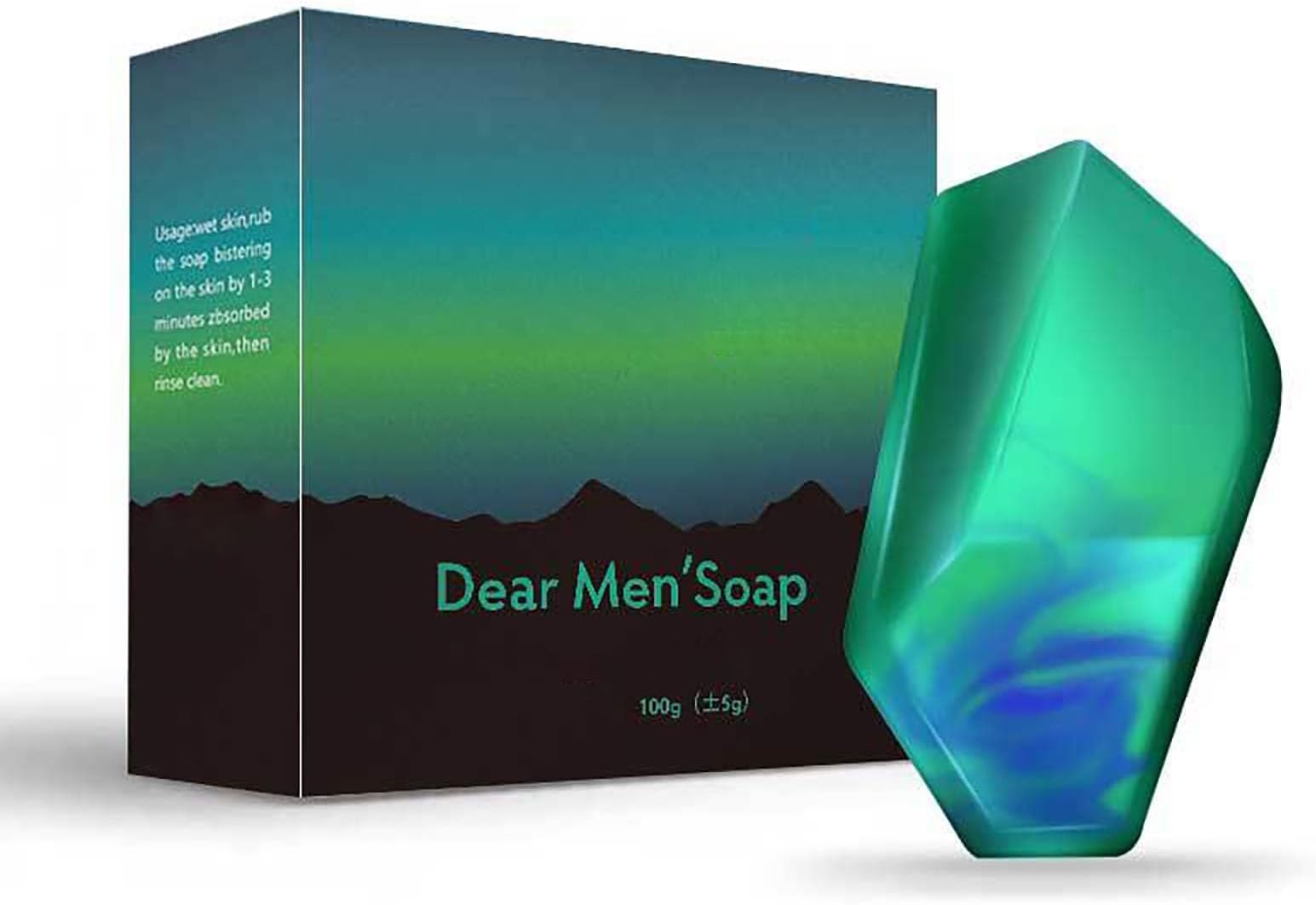 Cologne Aurora Soap, Natural Mens Bar, Handmade Soap Bar For Face & Body Dark Spot Remover, Moisturising & Acne Removal, Multi-purpose for Hand Wash, Brighten and Smooth Skin