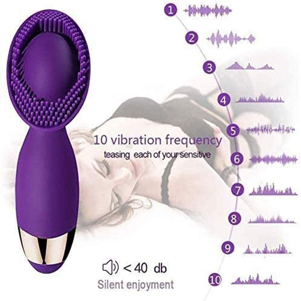 Giocattolo Lingua Silicone Capezzolo Leccare Massaggio Vibratore del Sesso, Lingua Vibratore Stimolatore Clitorideo E G-Spot Stimolatore per I Giocattoli del Sesso Femminile del Vibratore