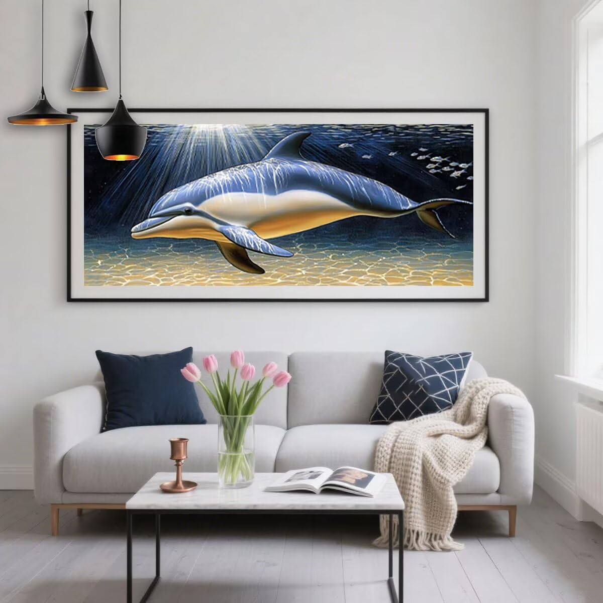Diamond Painting Adulti, Diamond Painting Animale 40x100cm, Regalo -1164