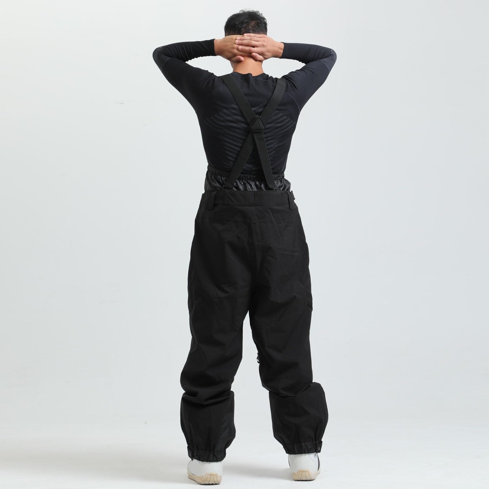 Skihose Herren Langgröße Wasserdicht Schneehose - Winter Winddichte Ski Hosen Für Männer Warme Gefütterte Snowboardhose Mit Verstellbarer Träger Ski Hose Skilanglaufhose
