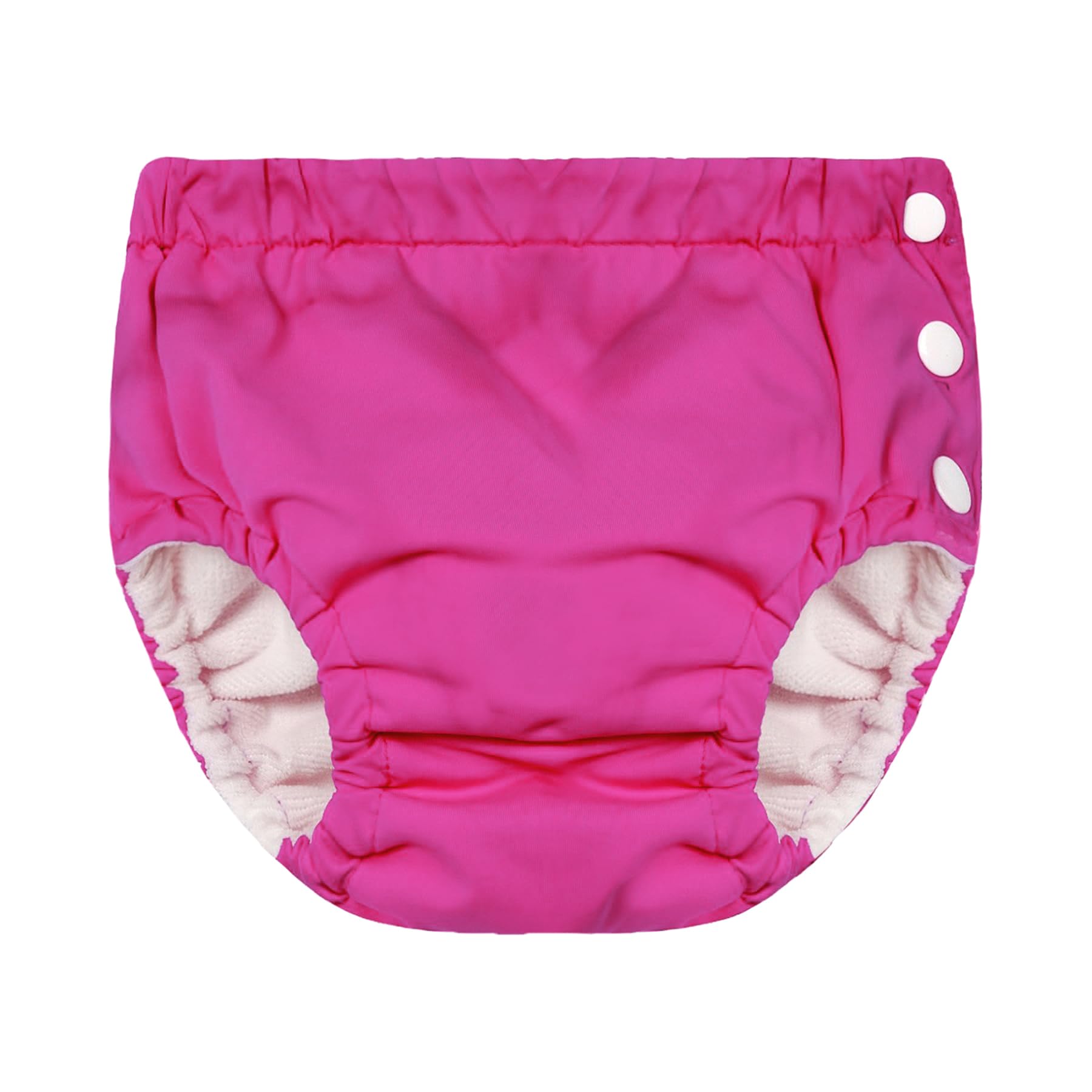 Pañal de natación para bebé, niño y niña, pañales de natación reutilizables, reutilizables, bañadores para niñas, 2 unidades, color naranja y rosa, 2-3 años