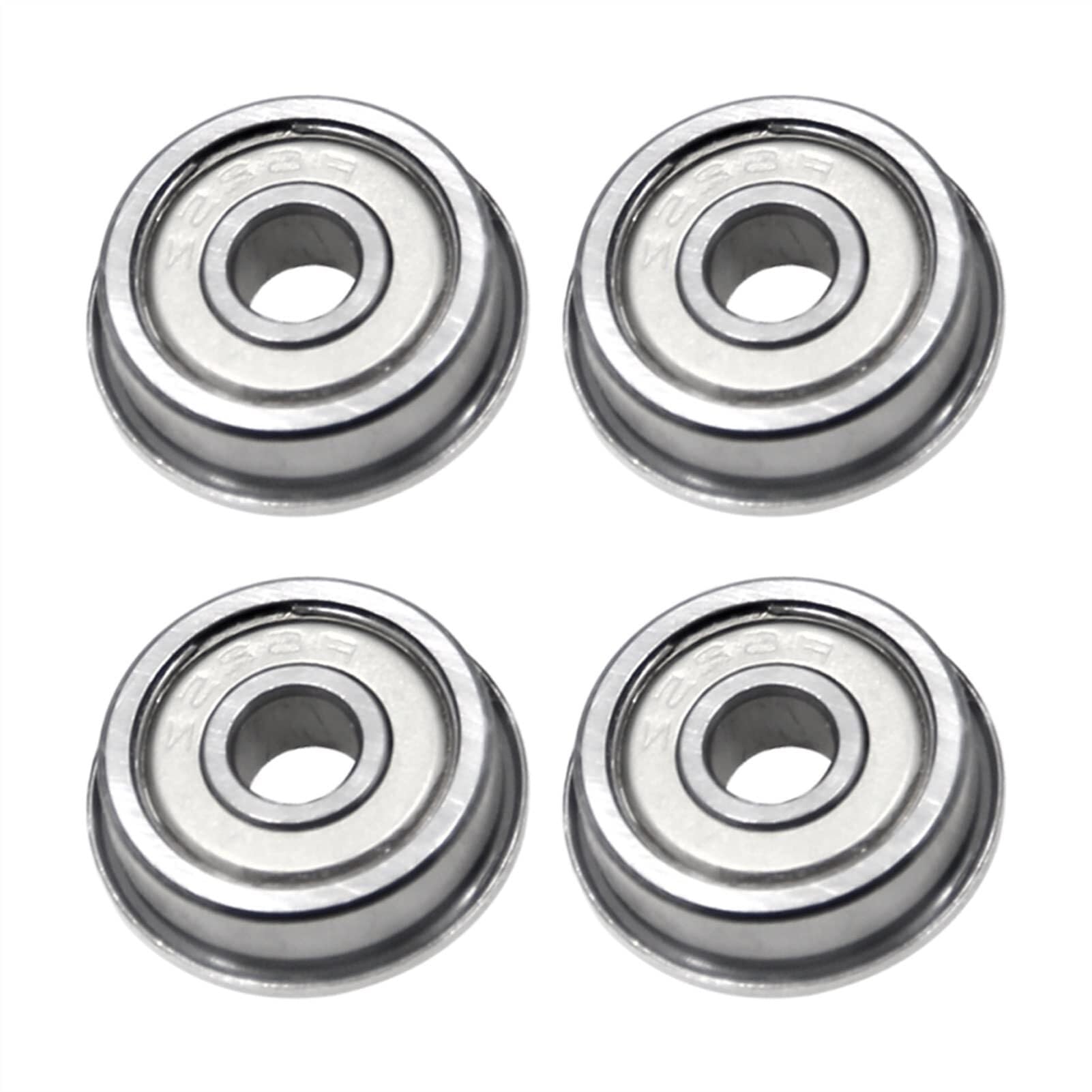 Industrial Shaft Bearings, High Speed Ball Bearings 10pcs F604ZZ F623ZZ F624ZZ F625ZZ F684ZZ F688ZZ F695ZZ 3D Printers VORON Parts Deep Groove Pulley Wheel Bearing(Size:F604ZZ)(F623ZZ)