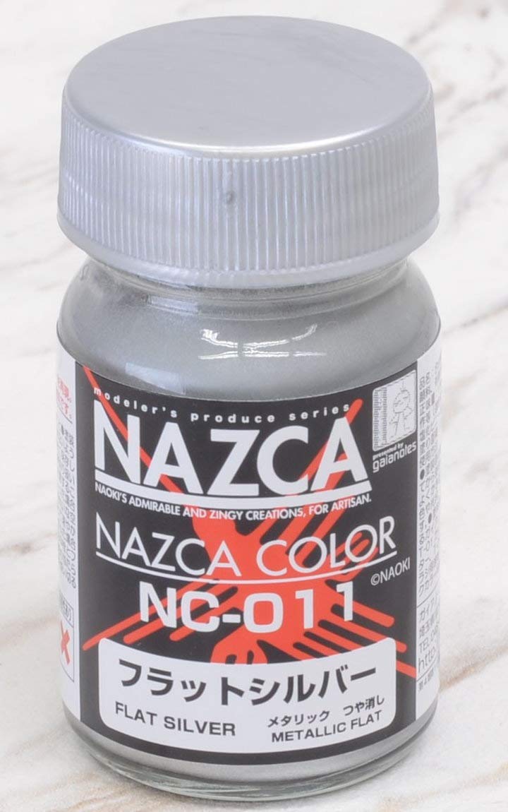 Amazon | ガイアノーツ NAZCAカラー15ml NC011 フラットシルバー