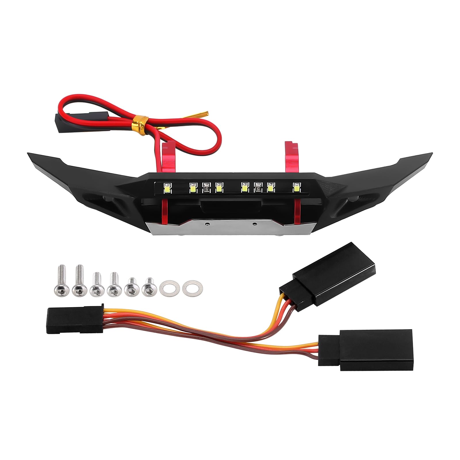 INJORA RC Posteriore Set in Alluminio CNC per TRX4M Bronco Upgrade 1/18 RC Crawler,Anteriore