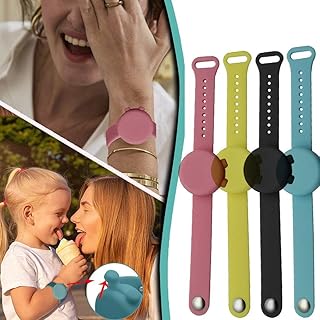 Liquid Wristband Hand Sanitizer Dispenser for Kids Adults Portable Silicone Travel Refillable Hand Sanitizer Dispenser for...