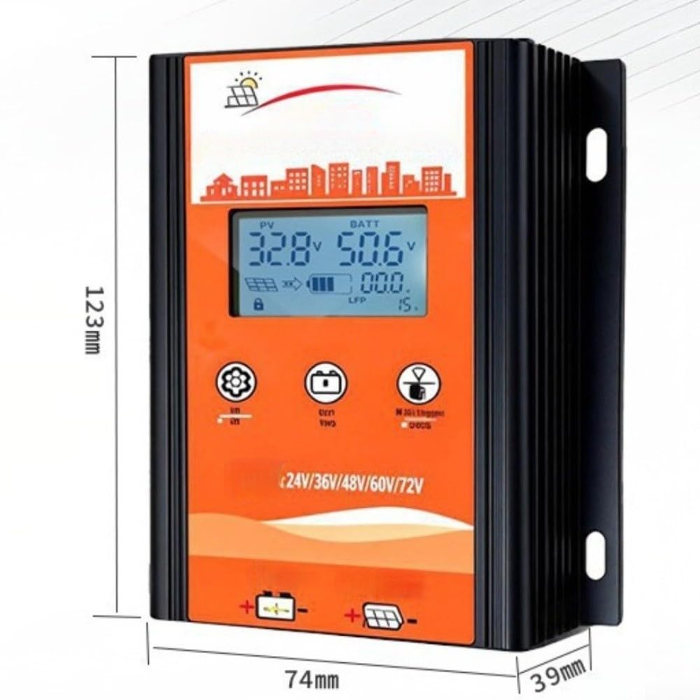 Controlador para Solar MPPT 500W 72V 15A para RV Controlador