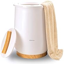 Keenray Towel Warmer, Luxury Towel Warmer Bucket, Large Towel Warmer for Bathroom, Auto Shut Off, Fits Up to Two 40"X70" Oversized Towels, Bathrobes, Blankets, PJ's and More, CL1