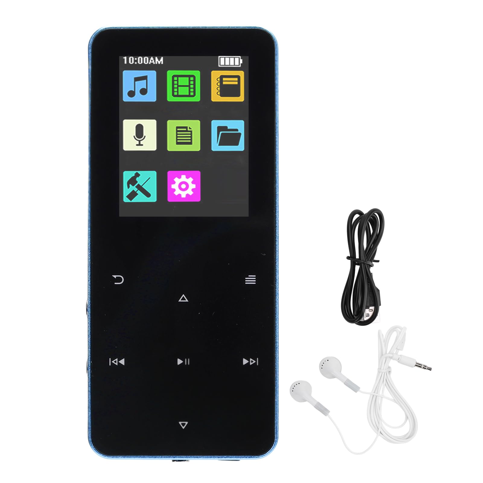 4GB MP3 Player with 1.8 Inch TFT HD Touch Screen for Android, Portable Streaming MP3 Music Player, 180mAh HiFi Sound MP3 Player with Speaker, 8H Working Time (4GB)-image-19