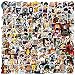 Dragon Ball Z Stickers [100pcs] Anime Vinyl Sticker for Nintendo Switch Laptop Water Bottle Bike Car Motorcycle Bumper Luggage Skateboard Graffiti Cute Animal Monsters Decal Best Gift for Kid Childre