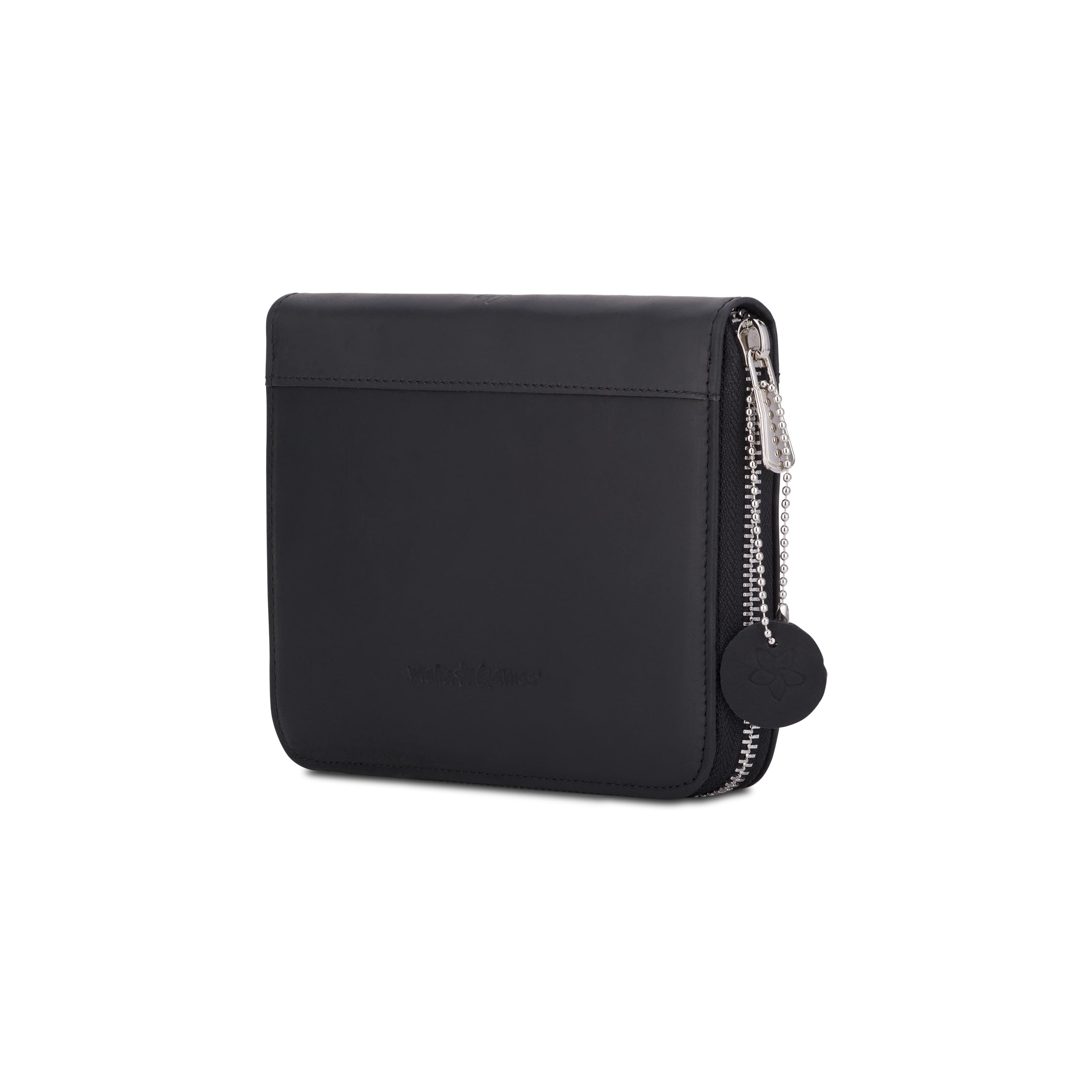 Melia Outlet Deluxe zestaw kart do gry ze skóry – etui na karty premium z 2 przegródkami na karty, notatnikiem i ołówkiem – luksusowy zestaw kart do pokera, remika i skat – etui z prawdziwej skóry
