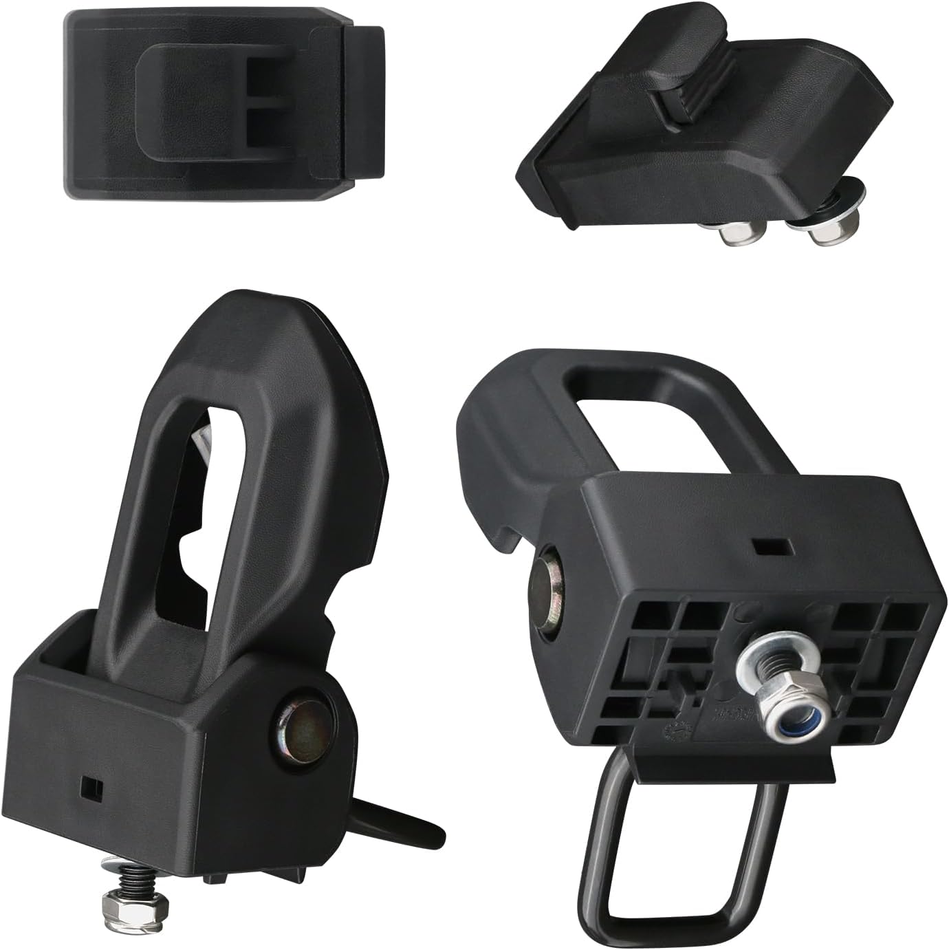 Hood Latch Lock w/Catch Bracket Left Driver & Right Passenger Side 68240952AF Compatible with 2018-2025 Jeep Wrangler JL JLU, 2020-2023 Jeep Gladiator JT Hood Accessories Parts