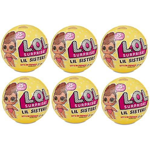 Set of 6 LOL Surprise Dolls Lil Sisters Series 3