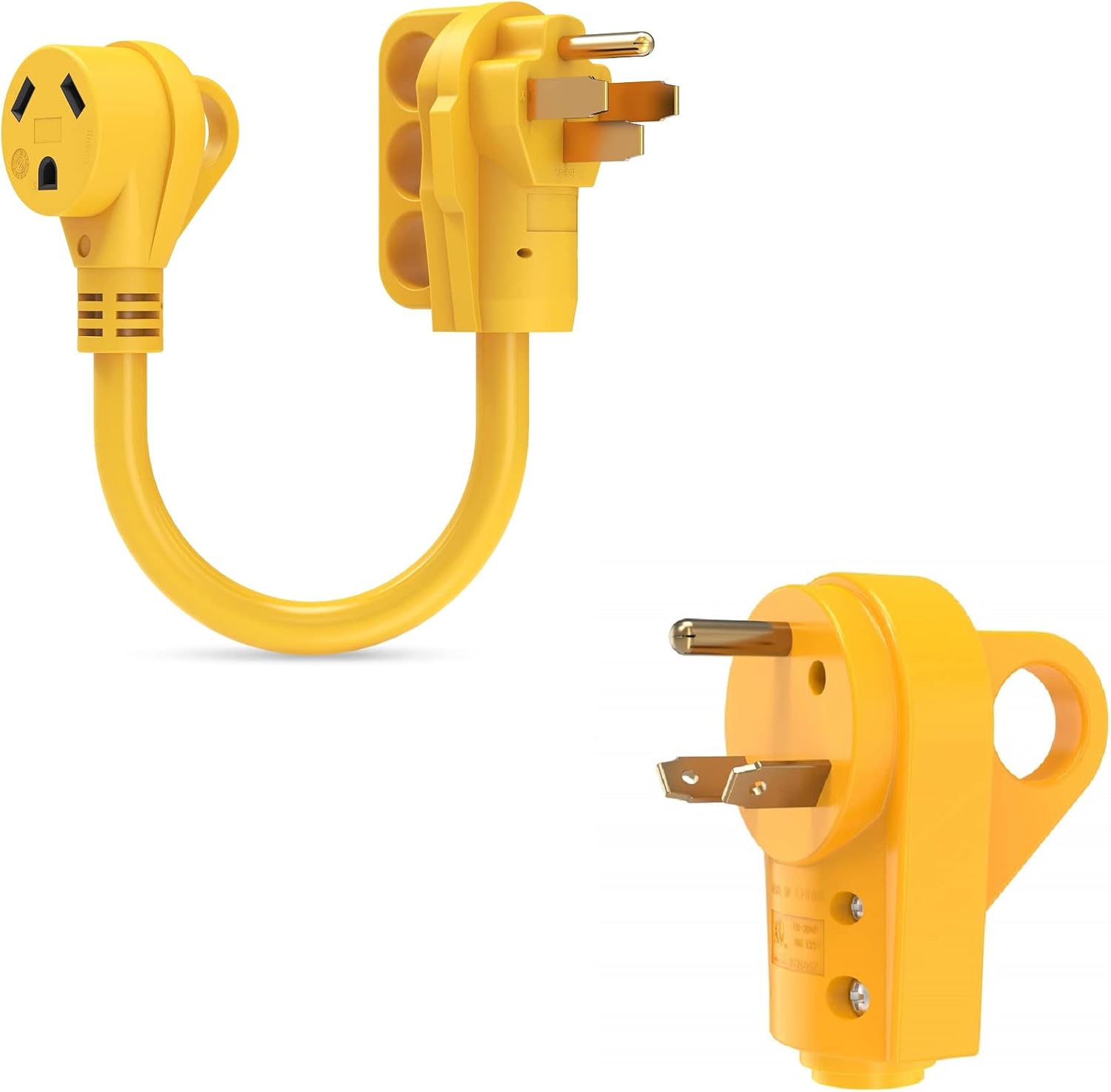 Kohree 50 Amp to 30 Amp RV Plug Adapter Heavy 125V/3750W