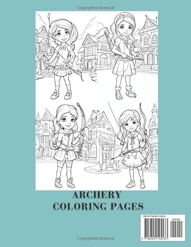 Archery Coloring Book: Archery Starlet's Amusement Park Adventure Coloring Pages for Stress Relief