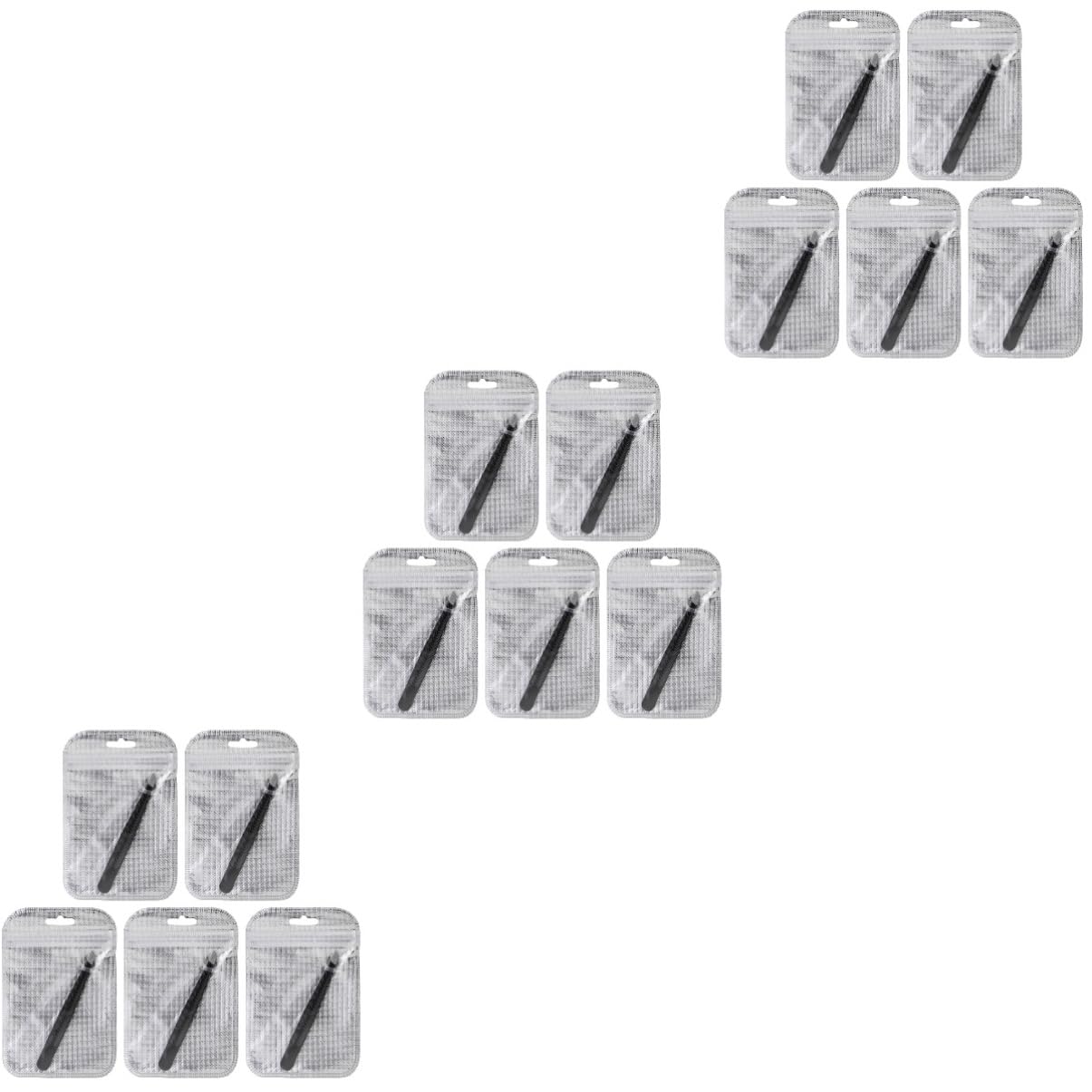 BESTYASH 3 Set Pinzette Sopracciglia Acciaio Inossidabile Attrezzo Portatile Per Makeup E Depilazione Per E Donne Per Personale E 5 Pezzi*3