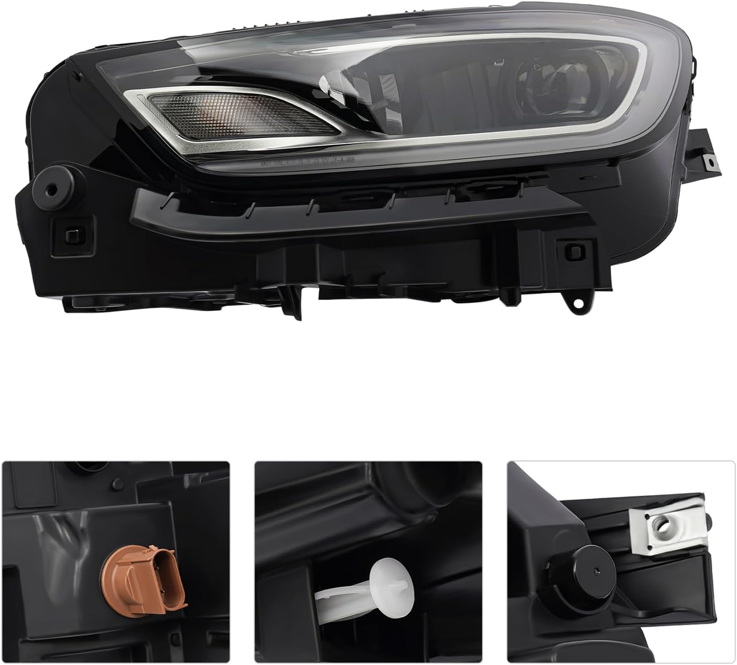 LYNICESHOP LED Headlight Assembly Headlamp for 2021-2023 Chrysler Pacifica, OEM 68428559AC, Direct Replacement LED Headlights Left (Left Driver Side)